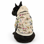 Australia Native Animals Pet Hoodie Aussie Aboriginal Art Seamless Vibes