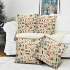 Australia Native Animals Pillow Cover Aussie Aboriginal Art Seamless Vibes - Aussie Hoodie