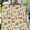 Australia Native Animals Quilt Aussie Aboriginal Art Seamless Vibes - Aussie Hoodie