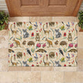 Australia Native Animals Rubber Doormat Aussie Aboriginal Art Seamless Vibes - Aussie Hoodie