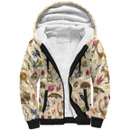 Australia Native Animals Sherpa Hoodie Aussie Aboriginal Art Seamless Vibes - Aussie Hoodie
