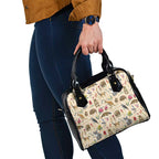 Australia Native Animals Shoulder Handbag Aussie Aboriginal Art Seamless Vibes - Aussie Hoodie