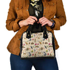 Australia Native Animals Shoulder Handbag Aussie Aboriginal Art Seamless Vibes - Aussie Hoodie