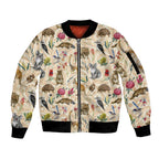 Australia Native Animals Sleeve Zip Bomber Jacket Aussie Aboriginal Art Seamless Vibes - Aussie Hoodie