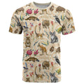 Australia Native Animals T Shirt Aussie Aboriginal Art Seamless Vibes - Aussie Hoodie