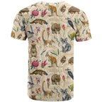 Australia Native Animals T Shirt Aussie Aboriginal Art Seamless Vibes - Aussie Hoodie