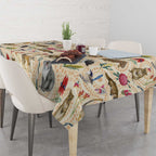 Australia Native Animals Tablecloth Aussie Aboriginal Art Seamless Vibes - Aussie Hoodie