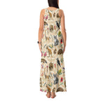 Australia Native Animals Tank Maxi Dress Aussie Aboriginal Art Seamless Vibes - Aussie Hoodie