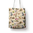 Australia Native Animals Tote Bag Aussie Aboriginal Art Seamless Vibes - Aussie Hoodie