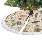 Australia Native Animals Tree Skirt Aussie Aboriginal Art Seamless Vibes - Aussie Hoodie