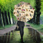 Australia Native Animals Umbrella Aussie Aboriginal Art Seamless Vibes - Aussie Hoodie