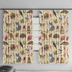 Australia Native Animals Window Curtain Aussie Aboriginal Art Seamless Vibes - Aussie Hoodie