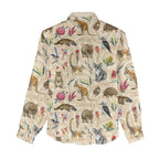 Australia Native Animals Women Casual Shirt Aussie Aboriginal Art Seamless Vibes - Aussie Hoodie
