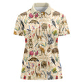 Australia Native Animals Women Polo Shirt Aussie Aboriginal Art Seamless Vibes - Aussie Hoodie