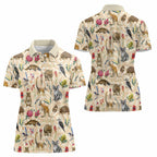 Australia Native Animals Women Polo Shirt Aussie Aboriginal Art Seamless Vibes - Aussie Hoodie