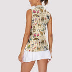 Australia Native Animals Women Sleeveless Polo Shirt Aussie Aboriginal Art Seamless Vibes - Aussie Hoodie