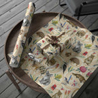 Australia Native Animals Wrapping Paper Aussie Aboriginal Art Seamless Vibes - Aussie Hoodie