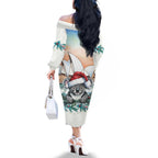 Australia Christmas Family Matching Off The Shoulder Long Sleeve Dress and Hawaiian Shirt Koala Santa Sydney Opera House Watercolor - Aussie Hoodie