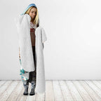 Australia Christmas Hooded Blanket Koala Santa Sydney Opera House Watercolor - Aussie Hoodie