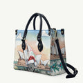 Australia Christmas Leather Bag Koala Santa Sydney Opera House Watercolor - Aussie Hoodie