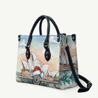 Australia Christmas Leather Bag Koala Santa Sydney Opera House Watercolor - Aussie Hoodie