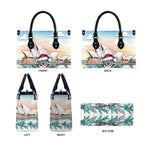 Australia Christmas Leather Bag Koala Santa Sydney Opera House Watercolor - Aussie Hoodie
