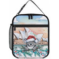 Australia Christmas Lunch Bag Koala Santa Sydney Opera House Watercolor