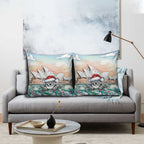 Australia Christmas Pillow Cover Koala Santa Sydney Opera House Watercolor - Aussie Hoodie