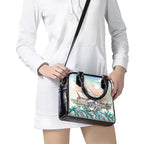 Australia Christmas Shoulder Handbag Koala Santa Sydney Opera House Watercolor - Aussie Hoodie