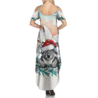 Australia Christmas Summer Maxi Dress Koala Santa Sydney Opera House Watercolor - Aussie Hoodie