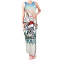 Australia Christmas Tank Maxi Dress Koala Santa Sydney Opera House Watercolor - Aussie Hoodie