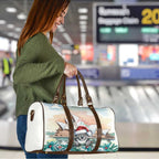 Australia Christmas Travel Bag Koala Santa Sydney Opera House Watercolor - Aussie Hoodie