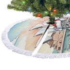 Australia Christmas Tree Skirt Koala Santa Sydney Opera House Watercolor - Aussie Hoodie