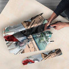 Australia Christmas Umbrella Koala Santa Sydney Opera House Watercolor - Aussie Hoodie