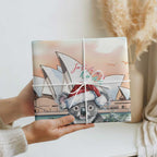 Australia Christmas Wrapping Paper Koala Santa Sydney Opera House Watercolor - Aussie Hoodie