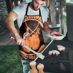 Australia Leukemia Awareness Month Apron Aussie Cockatoo Fight Boxing Gloves Aboriginal Art