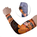 Personalised Australia Leukemia Awareness Month Arm Sleeves Aussie Cockatoo Fight Boxing Gloves Aboriginal Art