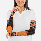 Personalised Australia Leukemia Awareness Month Arm Sleeves Aussie Cockatoo Fight Boxing Gloves Aboriginal Art