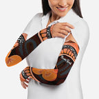 Personalised Australia Leukemia Awareness Month Arm Sleeves Aussie Cockatoo Fight Boxing Gloves Aboriginal Art