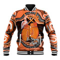 Personalised Australia Leukemia Awareness Month Baseball Jacket Aussie Cockatoo Fight Boxing Gloves Aboriginal Art