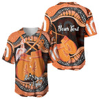 Personalised Australia Leukemia Awareness Month Baseball Jersey Aussie Cockatoo Fight Boxing Gloves Aboriginal Art