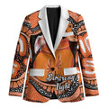 Personalised Australia Leukemia Awareness Month Blazer Aussie Cockatoo Fight Boxing Gloves Aboriginal Art