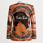 Personalised Australia Leukemia Awareness Month Blazer Aussie Cockatoo Fight Boxing Gloves Aboriginal Art
