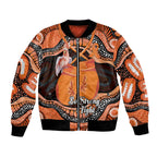 Personalised Australia Leukemia Awareness Month Bomber Jacket Aussie Cockatoo Fight Boxing Gloves Aboriginal Art