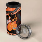 Personalised Australia Leukemia Awareness Month 4 in 1 Can Cooler Tumbler Aussie Cockatoo Fight Boxing Gloves Aboriginal Art