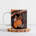 Personalised Australia Leukemia Awareness Month Ceramic Mug Aussie Cockatoo Fight Boxing Gloves Aboriginal Art