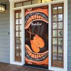 Personalised Australia Leukemia Awareness Month Door Cover Aussie Cockatoo Fight Boxing Gloves Aboriginal Art