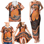 Personalised Australia Leukemia Awareness Month Family Matching Tank Maxi Dress and Hawaiian Shirt Aussie Cockatoo Fight Boxing Gloves Aboriginal Art