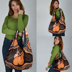 Australia Leukemia Awareness Month Grocery Bag Aussie Cockatoo Fight Boxing Gloves Aboriginal Art