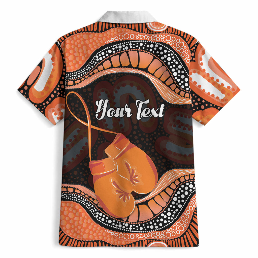 Personalised Australia Leukemia Awareness Month Hawaiian Shirt Aussie Cockatoo Fight Boxing Gloves Aboriginal Art